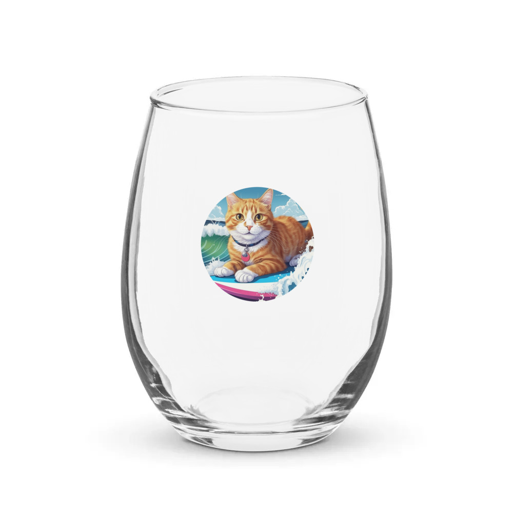 PugMug Custom Jack Jack Stemless Wine Glass