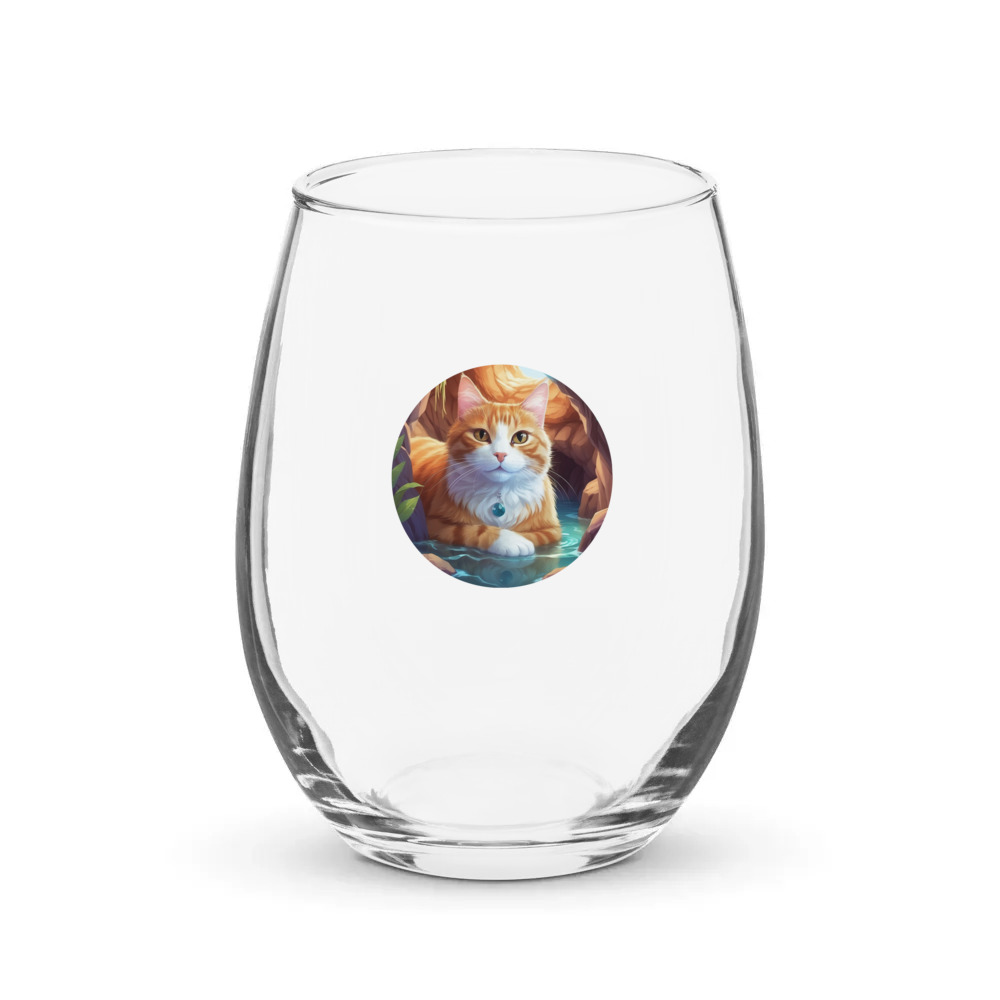 PugMug Custom Jack Jack Stemless Wine Glass