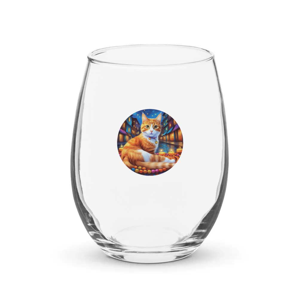 PugMug Custom Jack Jack Stemless Wine Glass