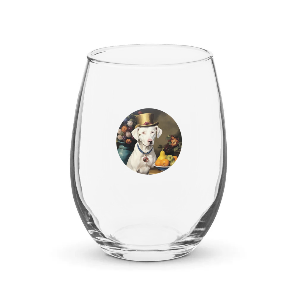 PugMug Custom Penny Stemless Wine Glass