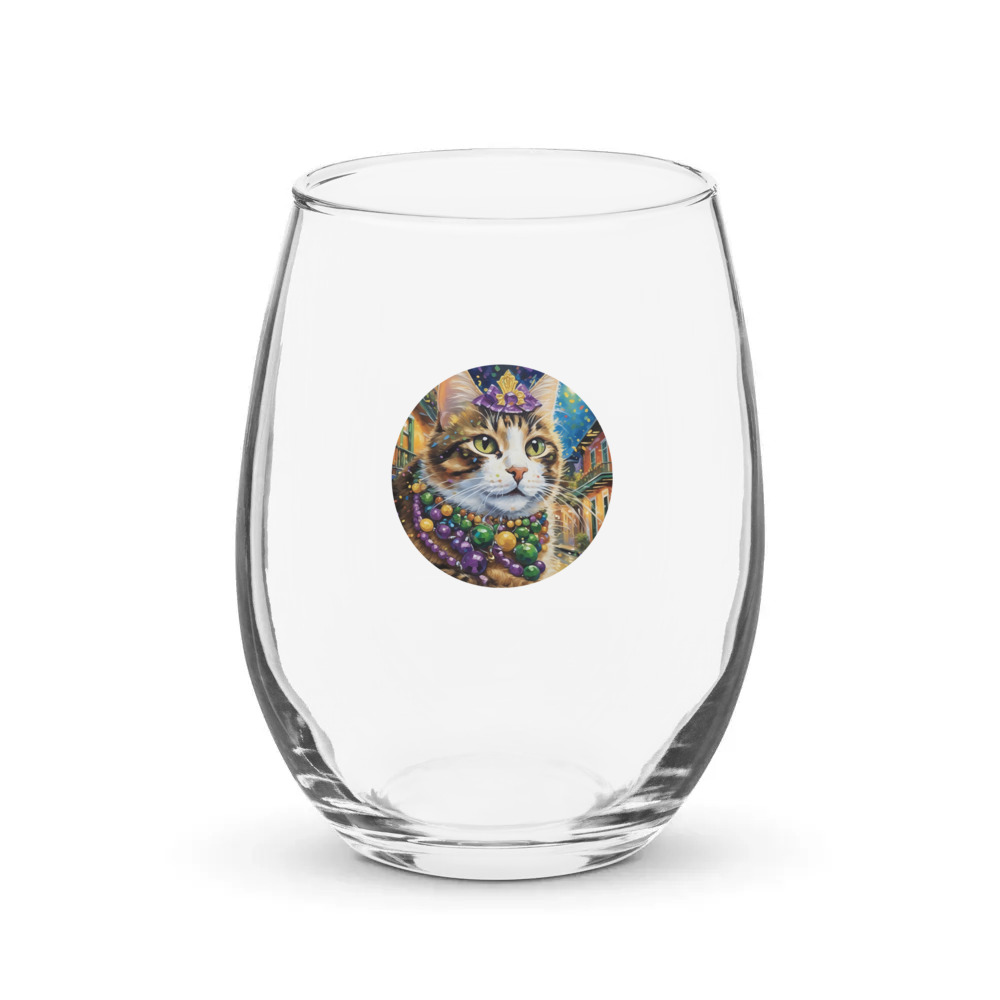 PugMug Custom Jack Jack Stemless Wine Glass