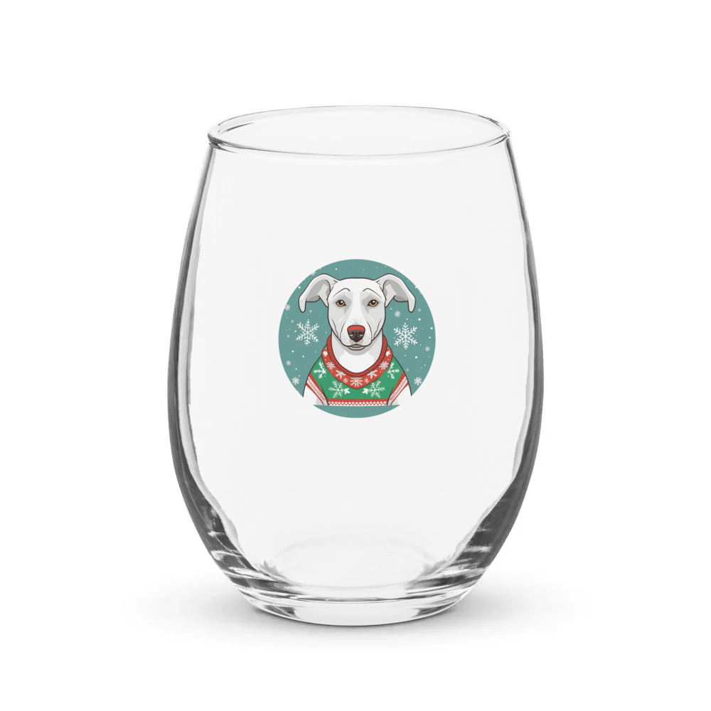 PugMug Custom Penny Stemless Wine Glass
