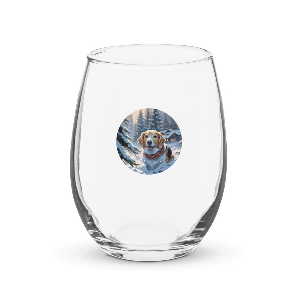 PugMug Custom Munchkin Stemless Wine Glass