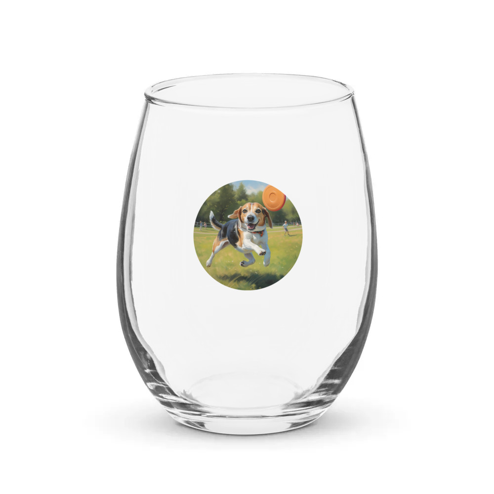 PugMug Custom Munchkin Stemless Wine Glass
