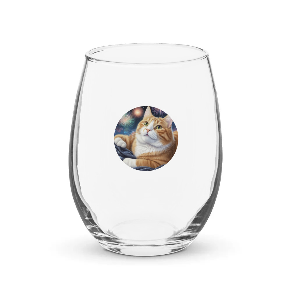PugMug Custom Jack Jack Stemless Wine Glass