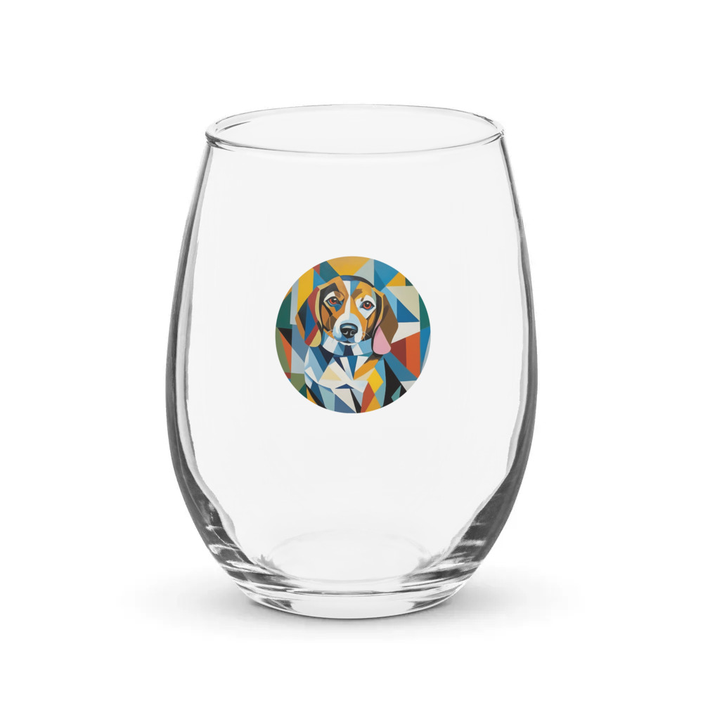 PugMug Custom Munchkin Stemless Wine Glass