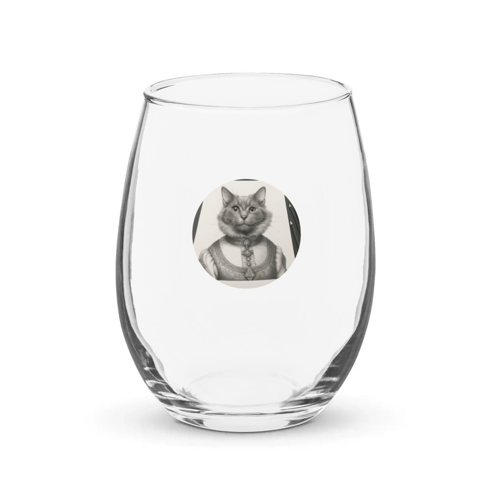 PugMug Custom Thumper Stemless Wine Glass