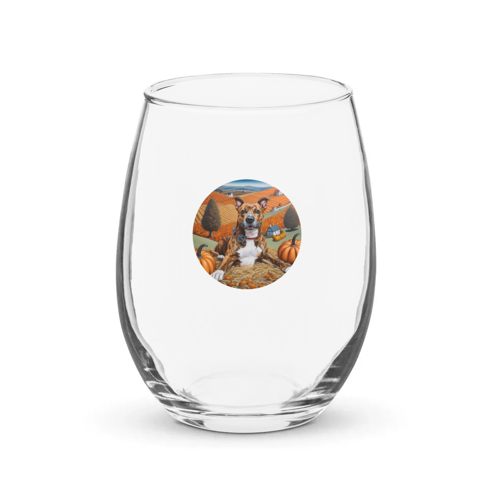 PugMug Custom Tony Hawk Stemless Wine Glass