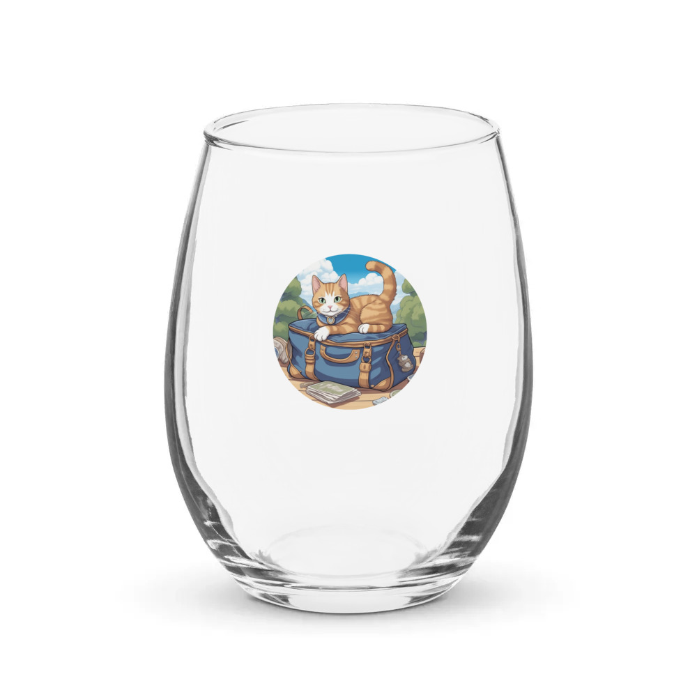 PugMug Custom Jack Jack Stemless Wine Glass