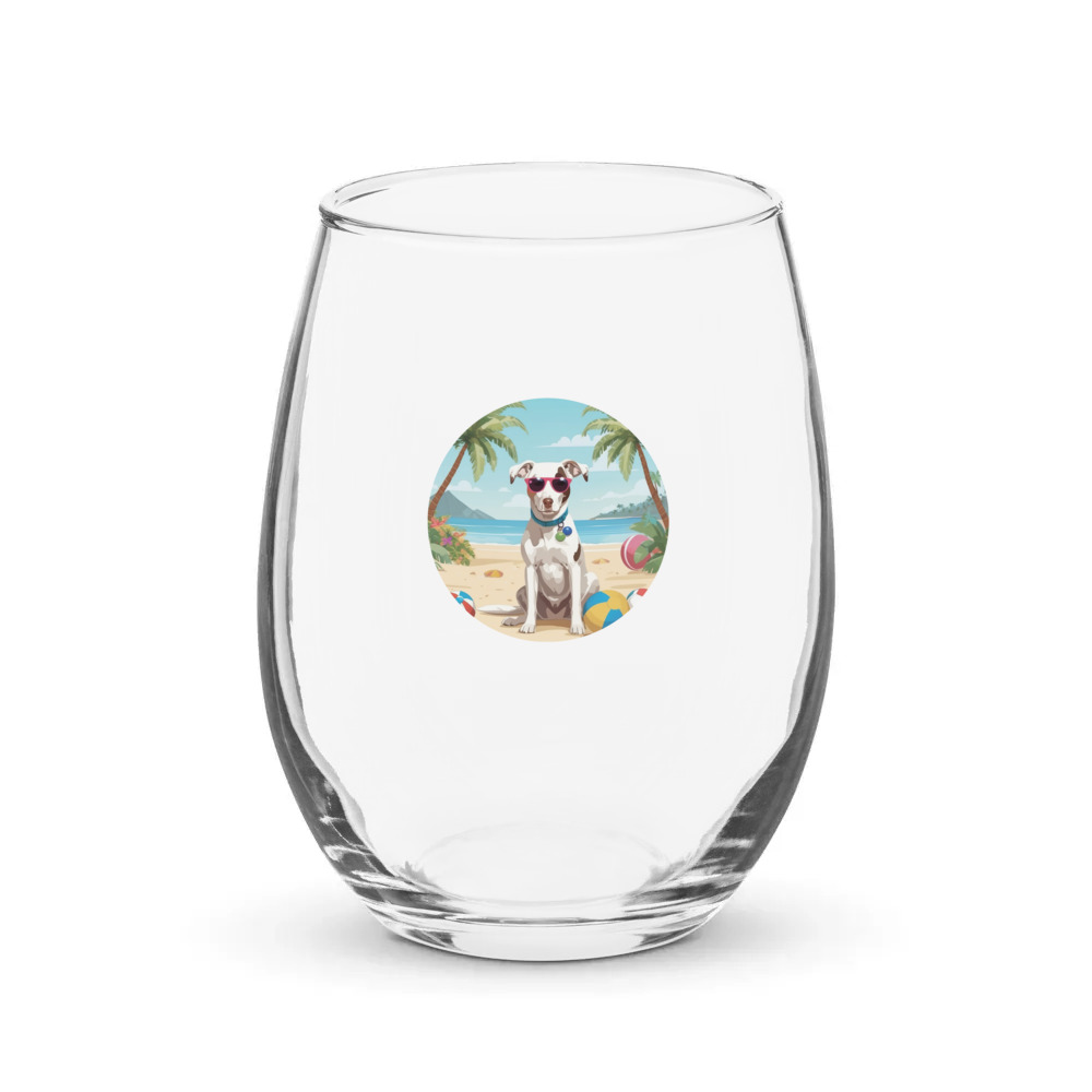 PugMug Custom Penny Stemless Wine Glass
