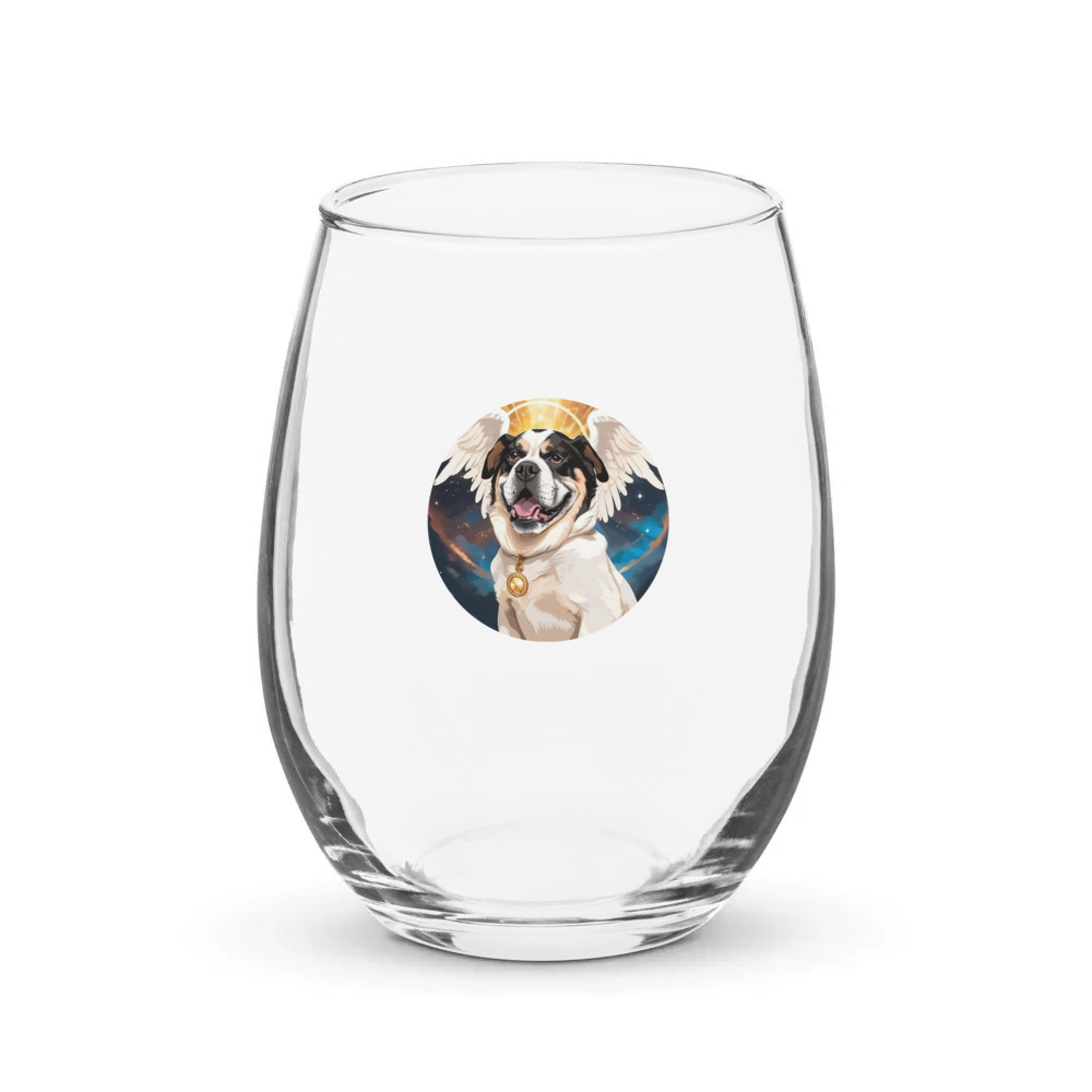 PugMug Custom McHenry Stemless Wine Glass
