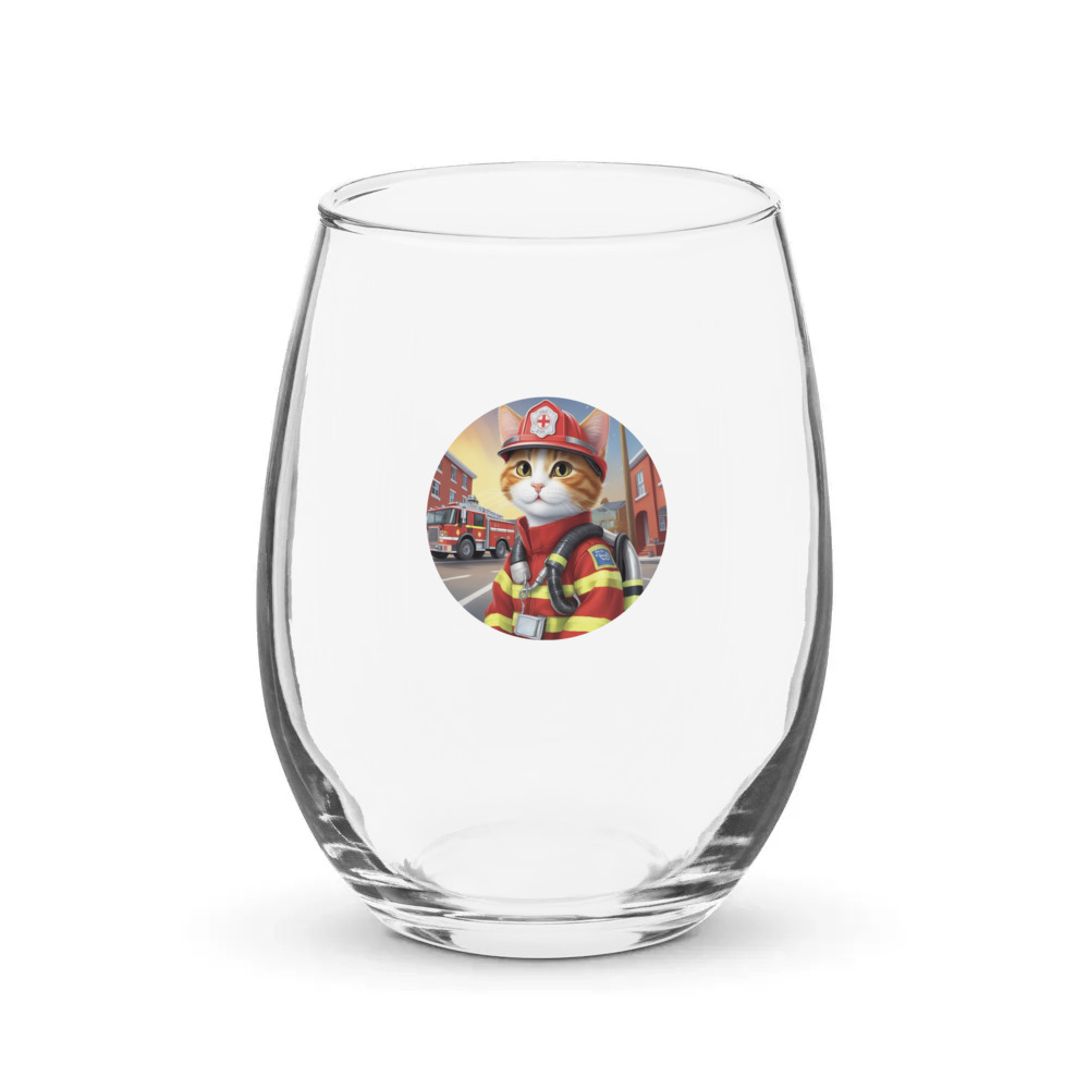 PugMug Custom Jack Jack Stemless Wine Glass