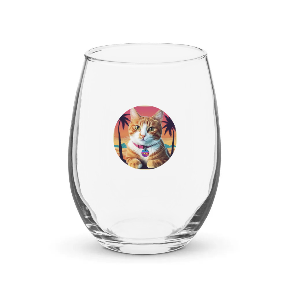 PugMug Custom Jack Jack Stemless Wine Glass
