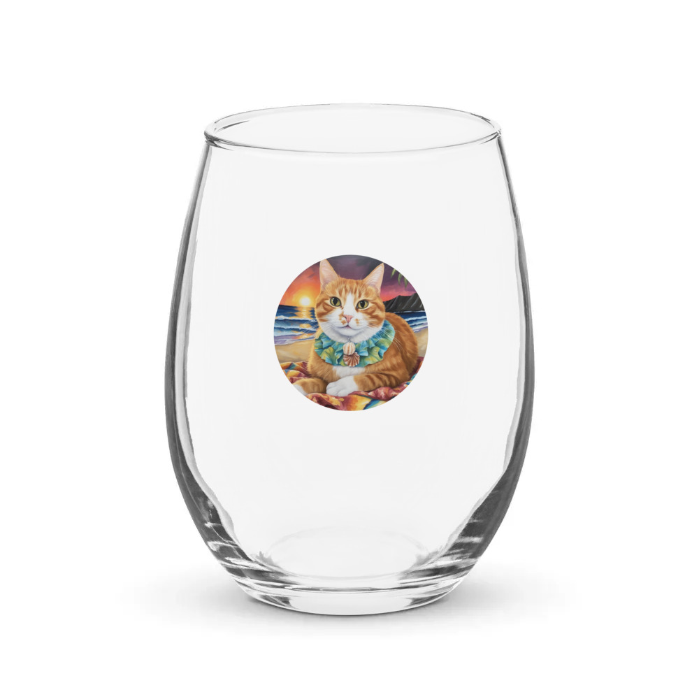 PugMug Custom Jack Jack Stemless Wine Glass