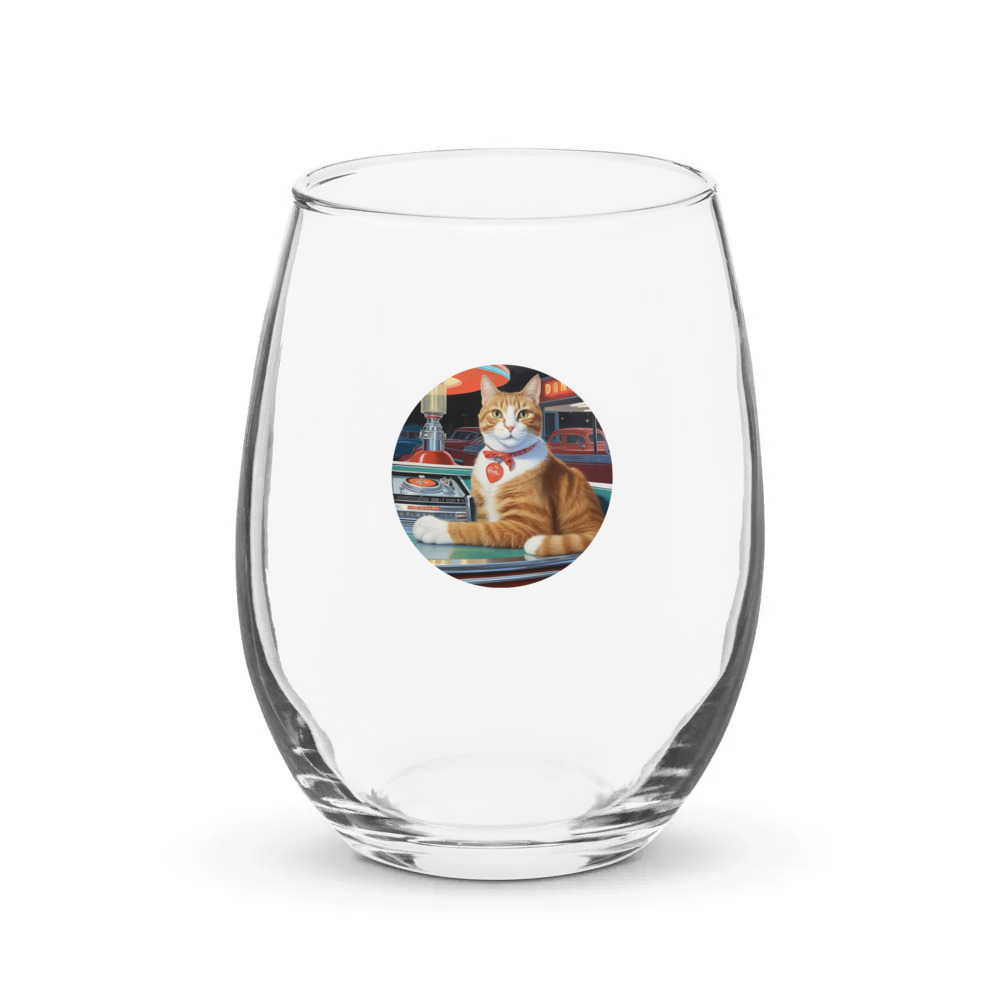 PugMug Custom Jack Jack Stemless Wine Glass