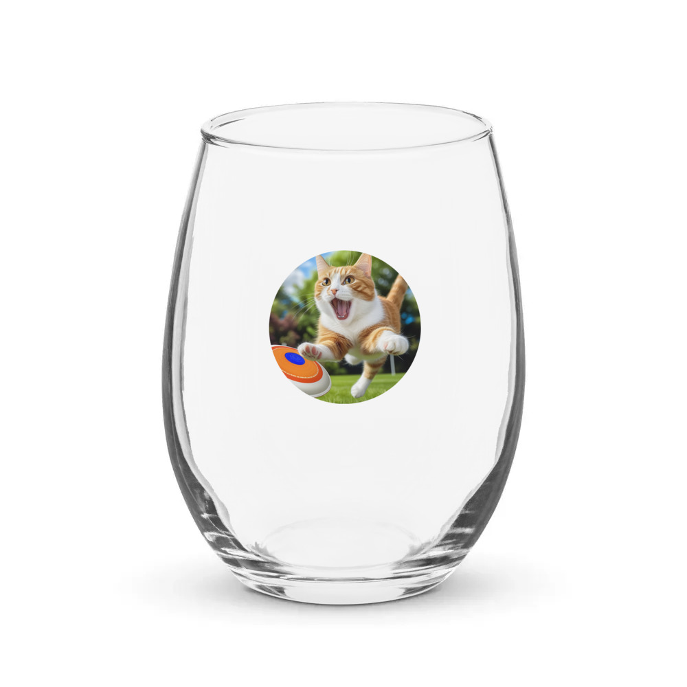 PugMug Custom Jack Jack Stemless Wine Glass