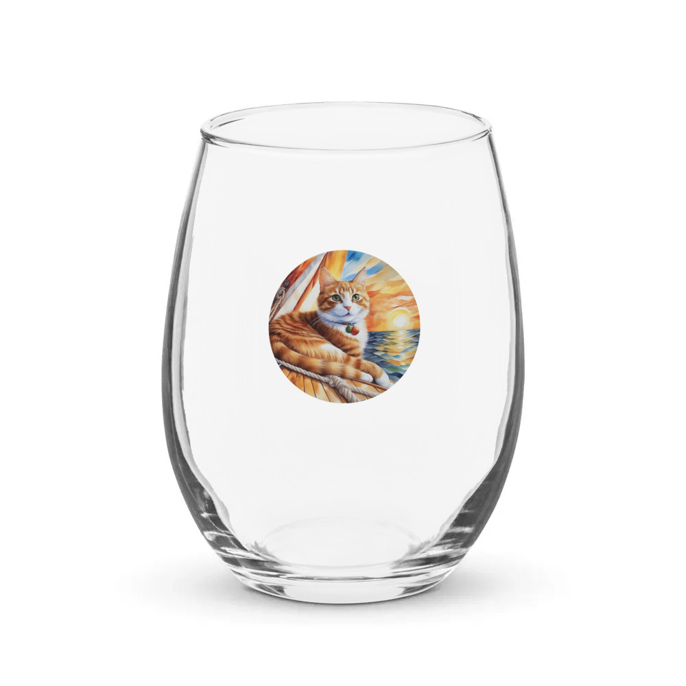 PugMug Custom Jack Jack Stemless Wine Glass