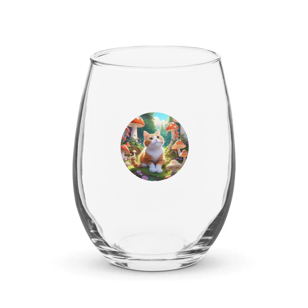 PugMug Custom Jack Jack Stemless Wine Glass