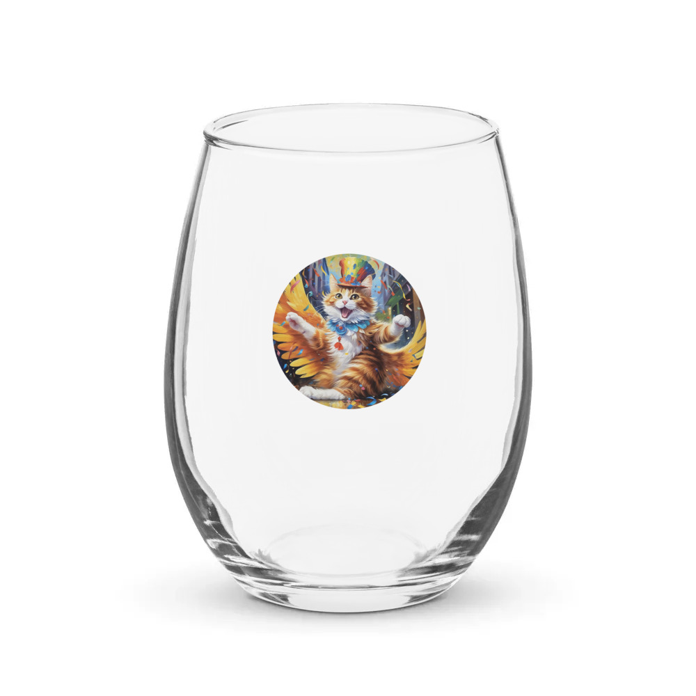PugMug Custom Jack Jack Stemless Wine Glass