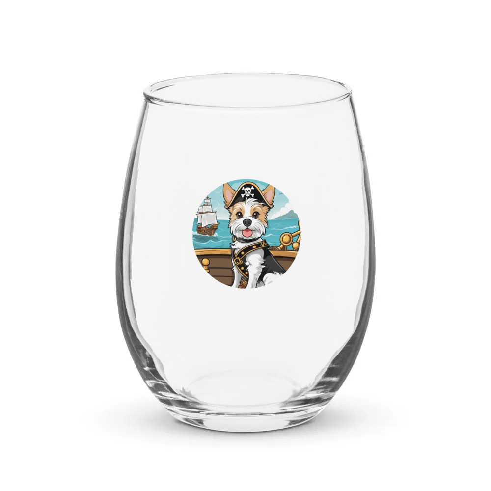 PugMug Custom Luna Stemless Wine Glass
