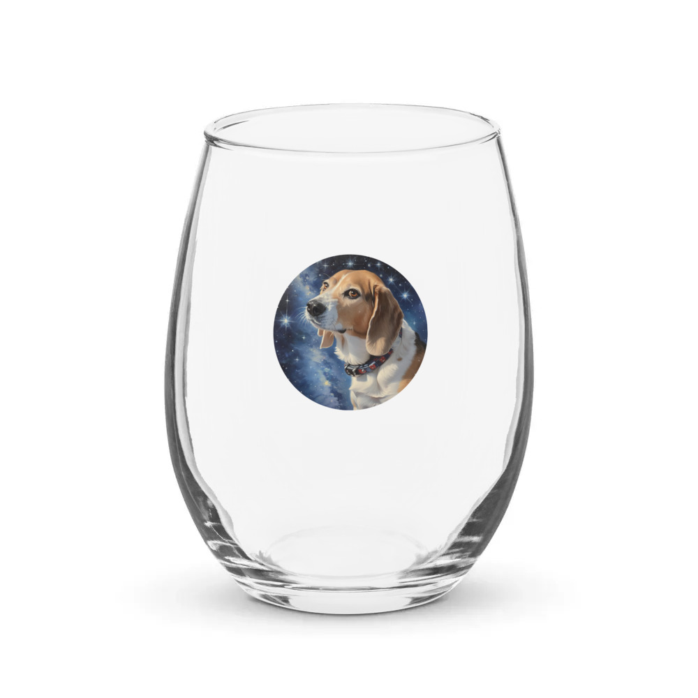 PugMug Custom Munchkin Stemless Wine Glass