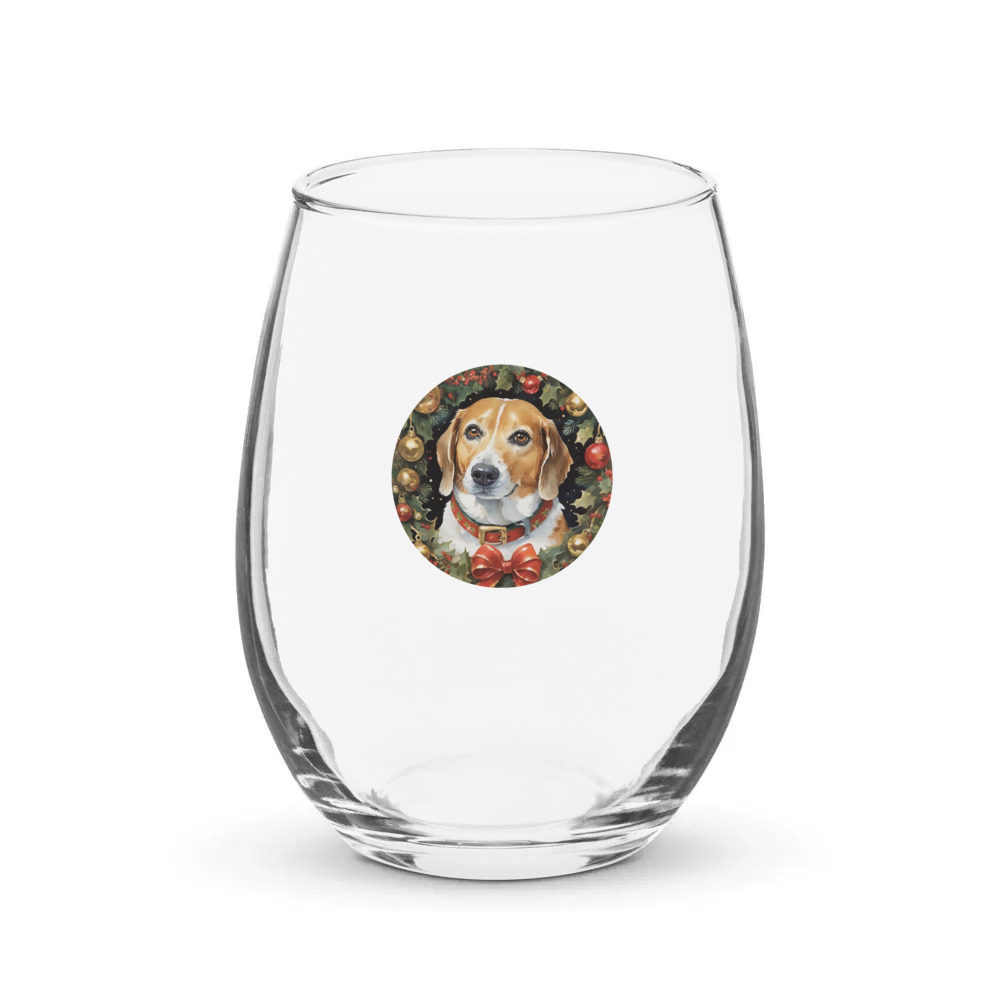PugMug Custom Munchkin Stemless Wine Glass