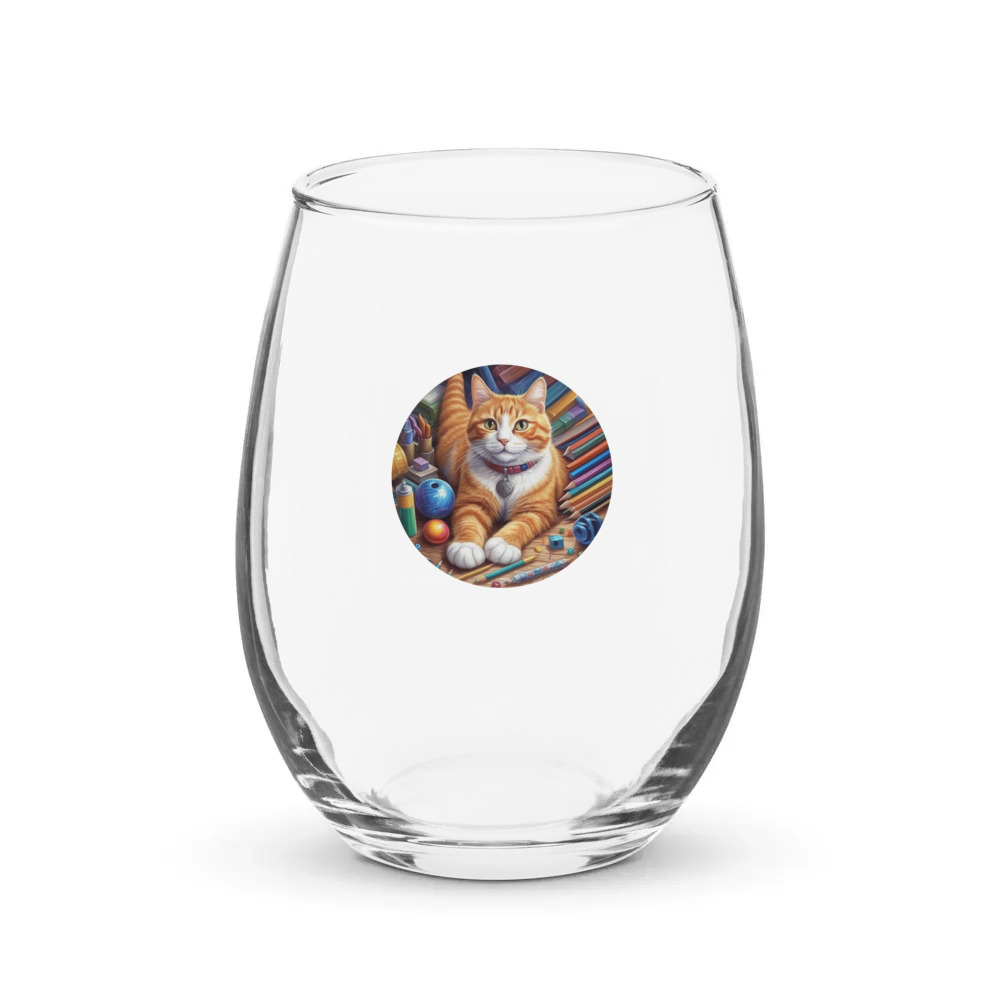 PugMug Custom Jack Jack Stemless Wine Glass