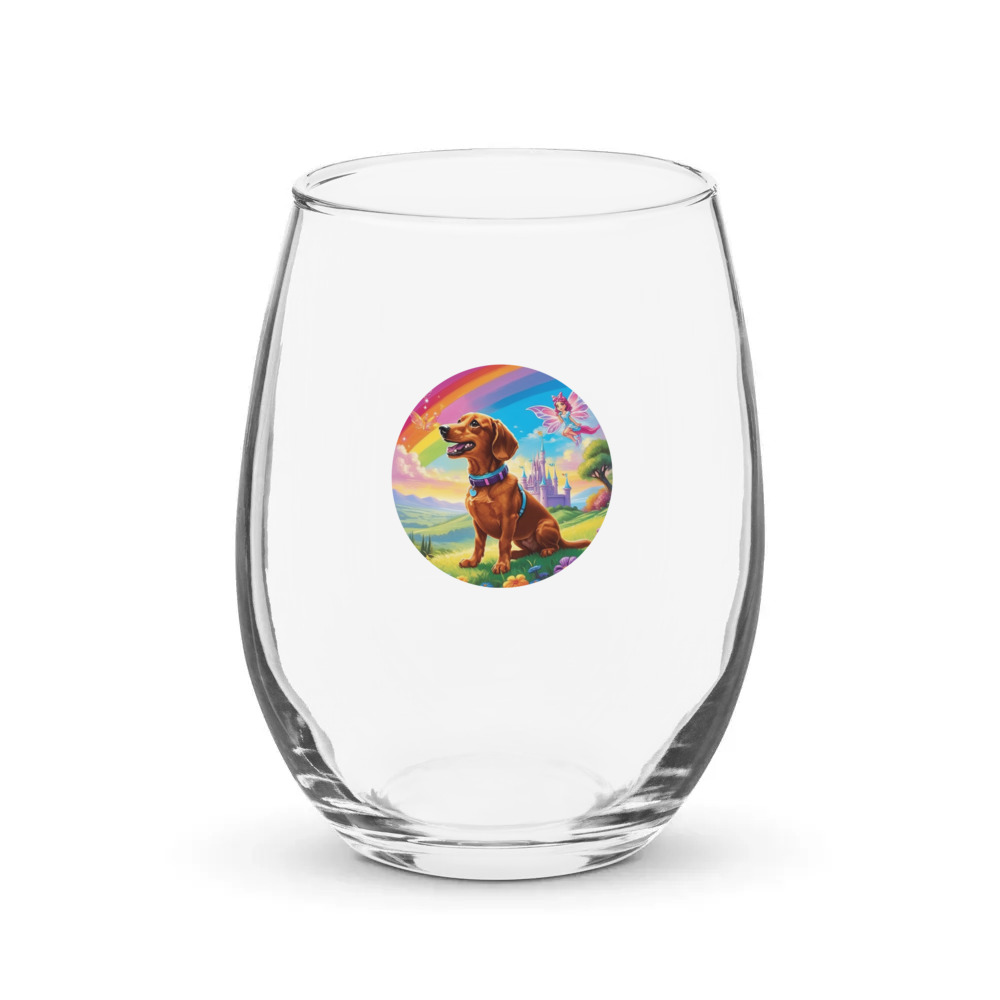 PugMug Custom Rex Stemless Wine Glass