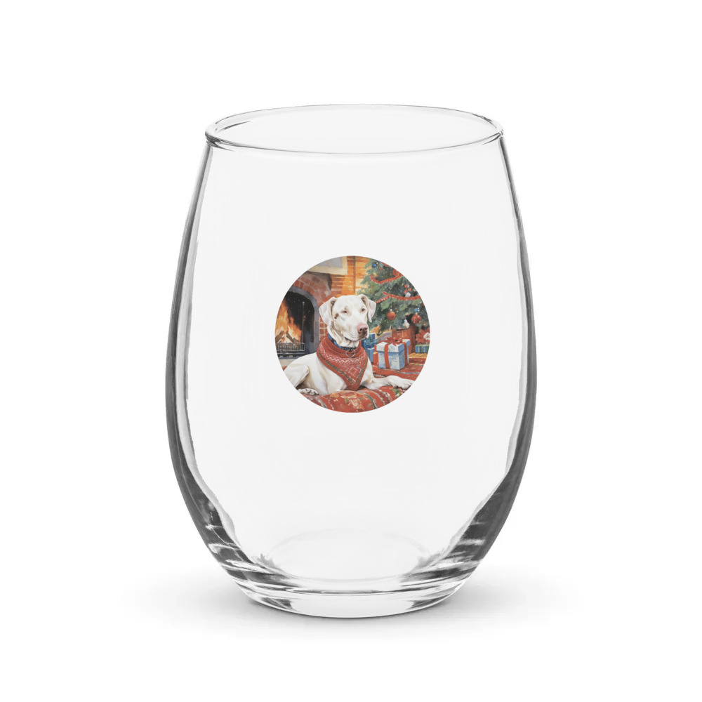 PugMug Custom Penny Stemless Wine Glass