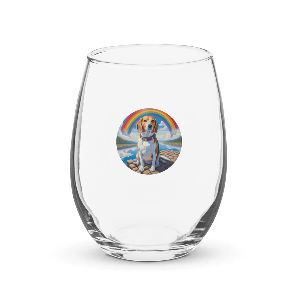PugMug Custom Munchkin Stemless Wine Glass