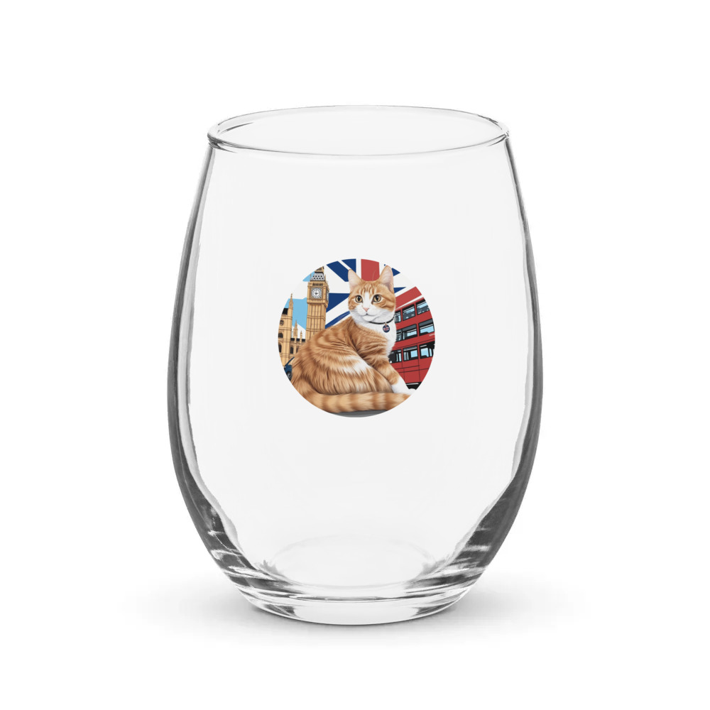 PugMug Custom Jack Jack Stemless Wine Glass