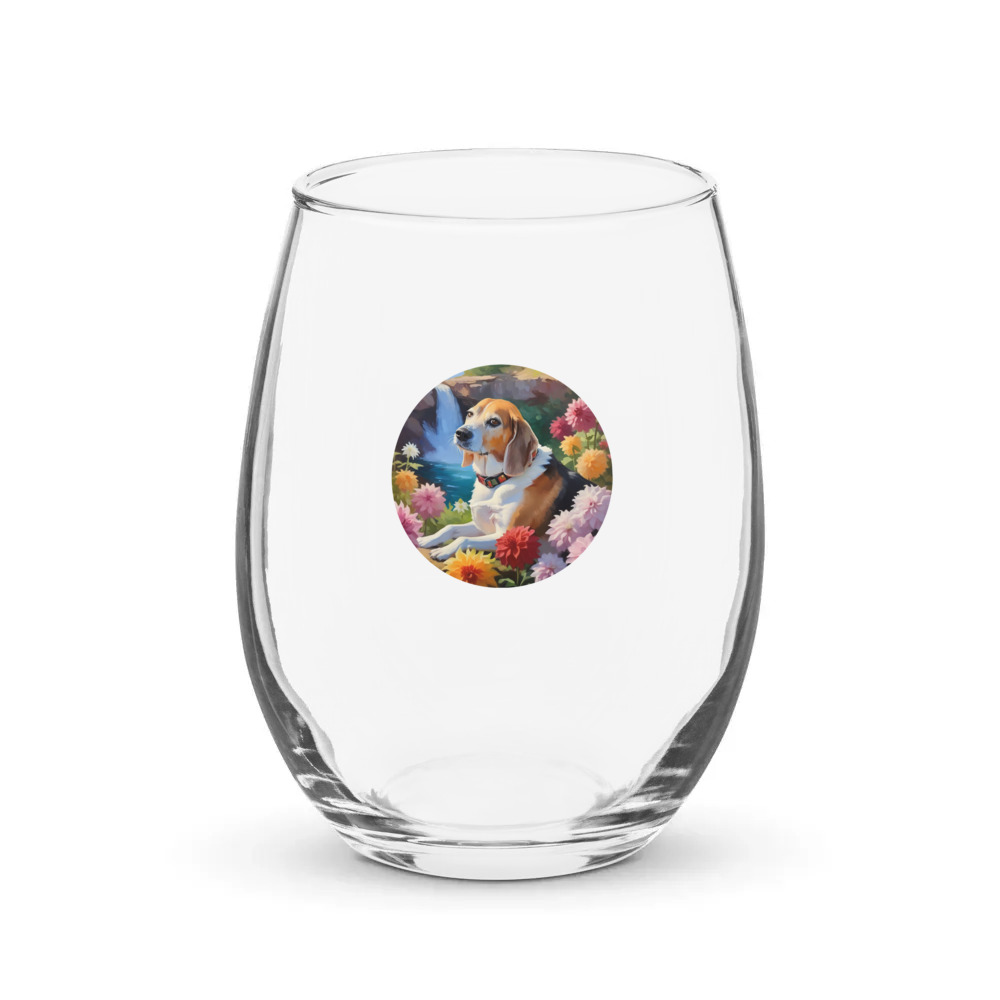 PugMug Custom Munchkin Stemless Wine Glass