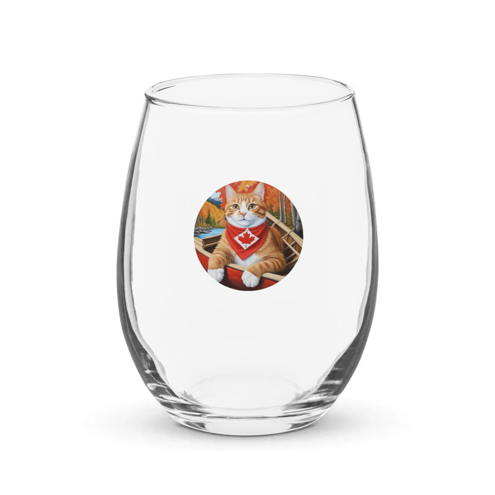 PugMug Custom Jack Jack Stemless Wine Glass