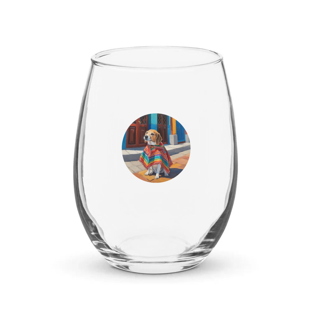 PugMug Custom Munchkin Stemless Wine Glass