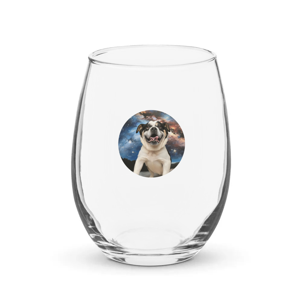 PugMug Custom McHenry Stemless Wine Glass