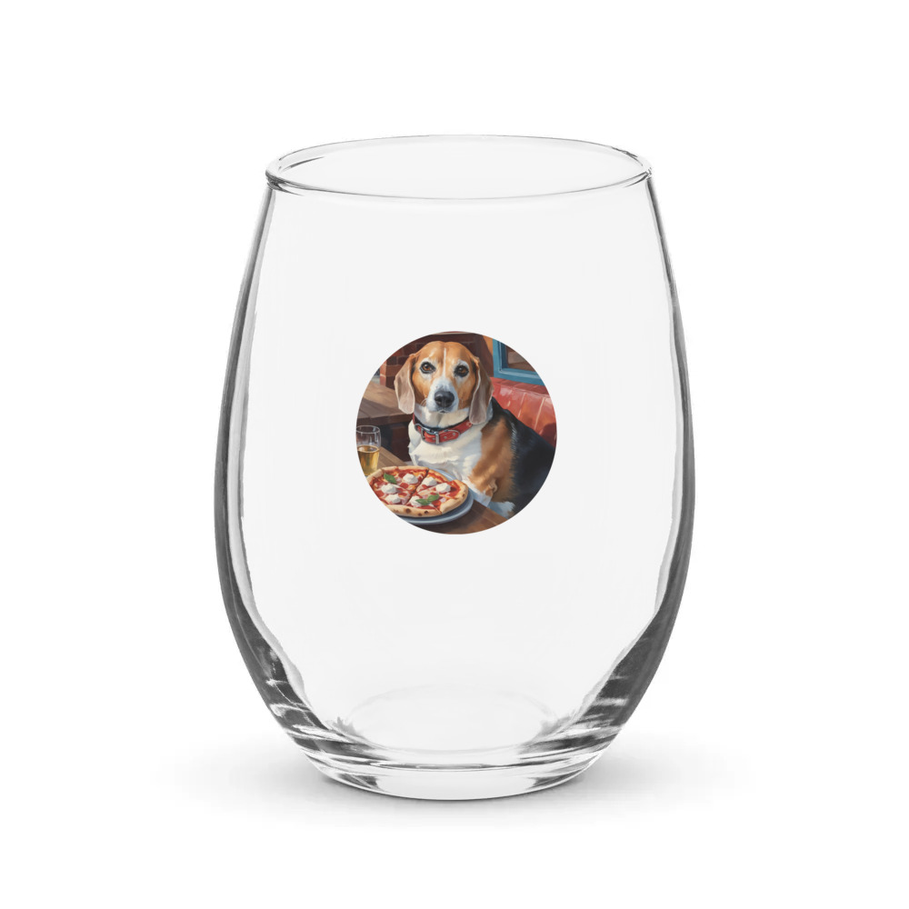 PugMug Custom Munchkin Stemless Wine Glass