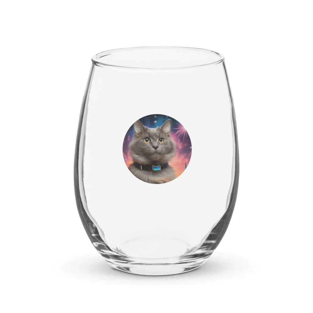 PugMug Custom Thumper Stemless Wine Glass