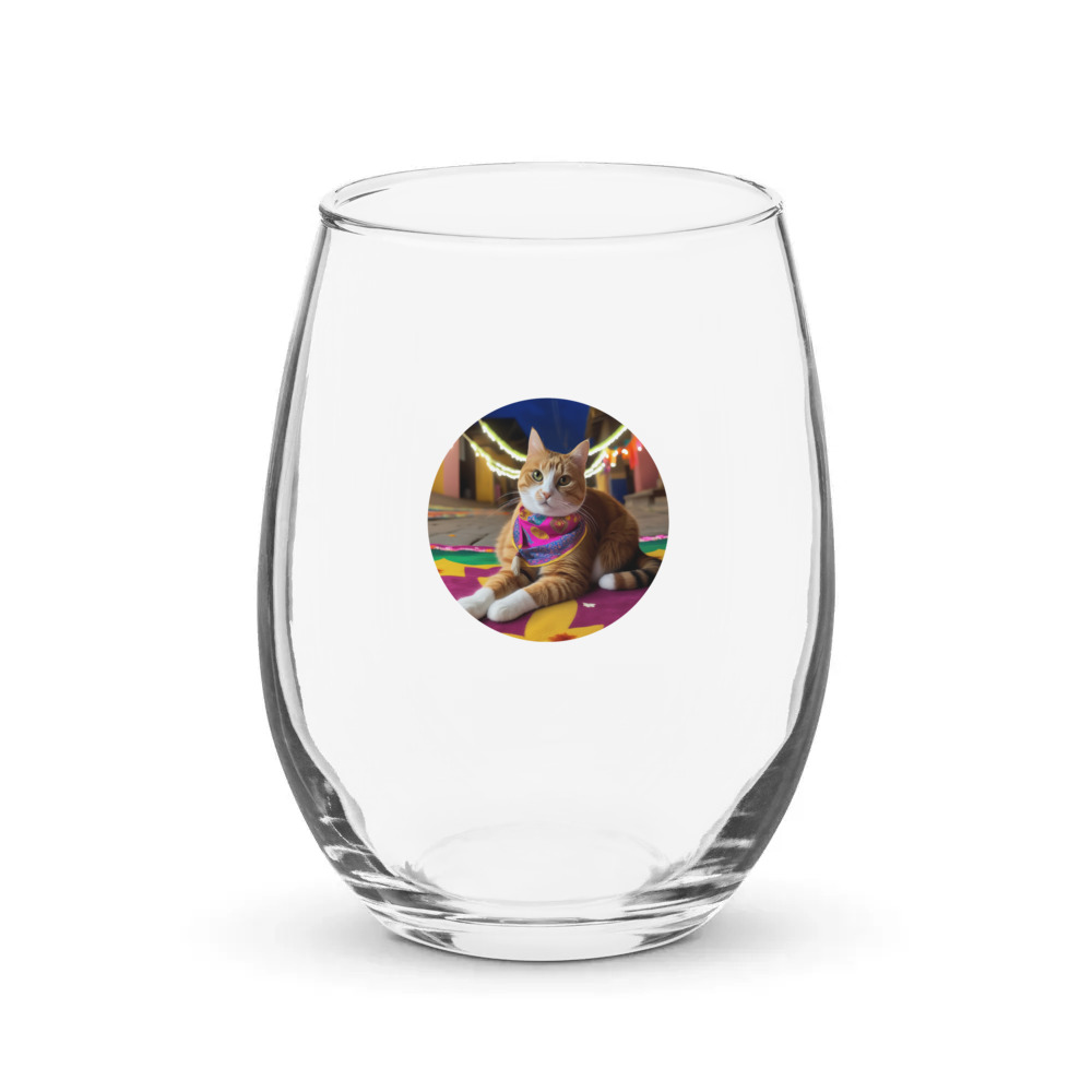 PugMug Custom Jack Jack Stemless Wine Glass