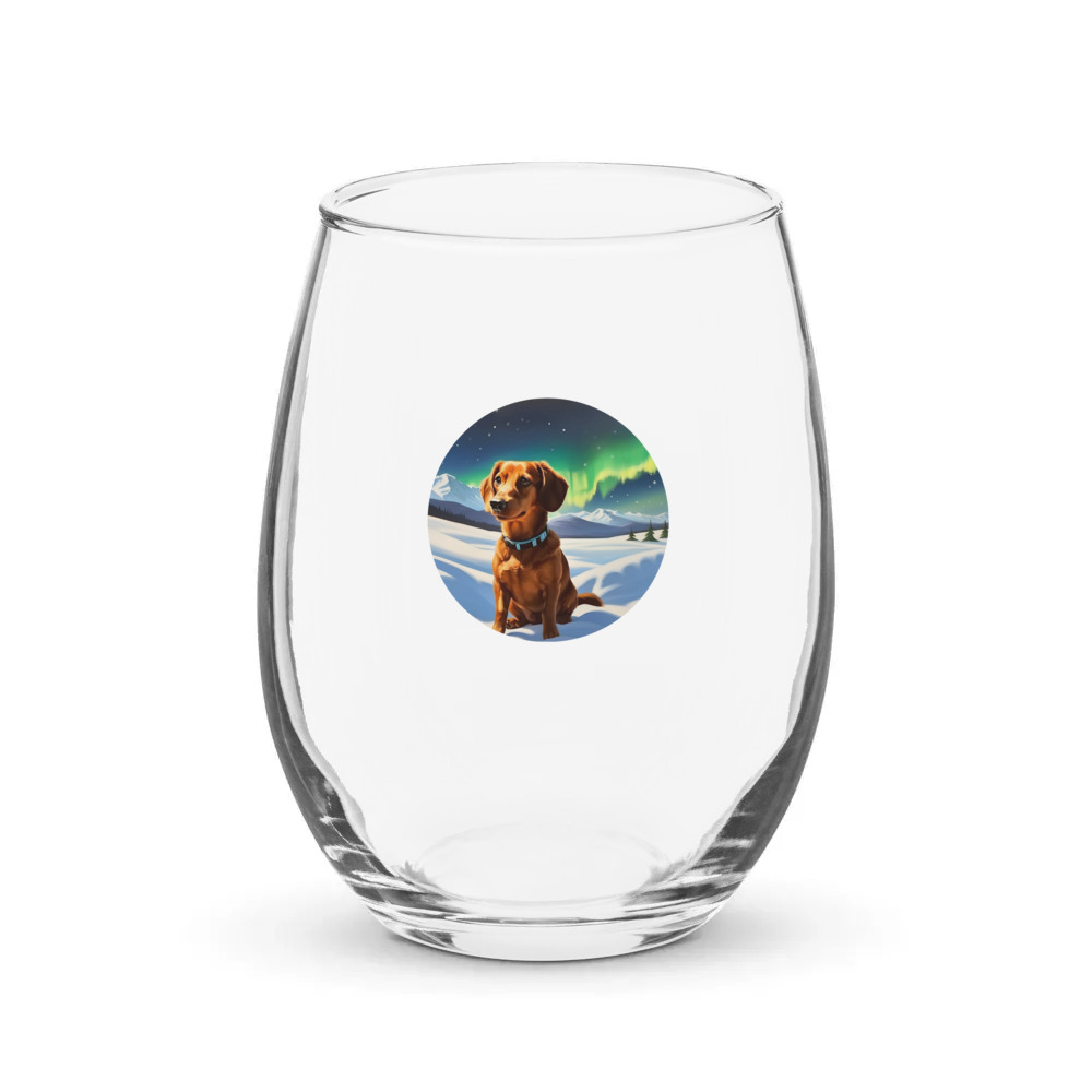PugMug Custom Rex Stemless Wine Glass