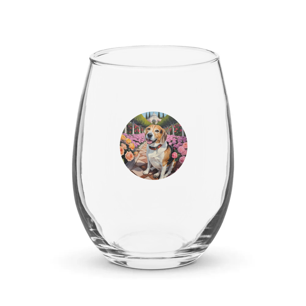 PugMug Custom Munchkin Stemless Wine Glass