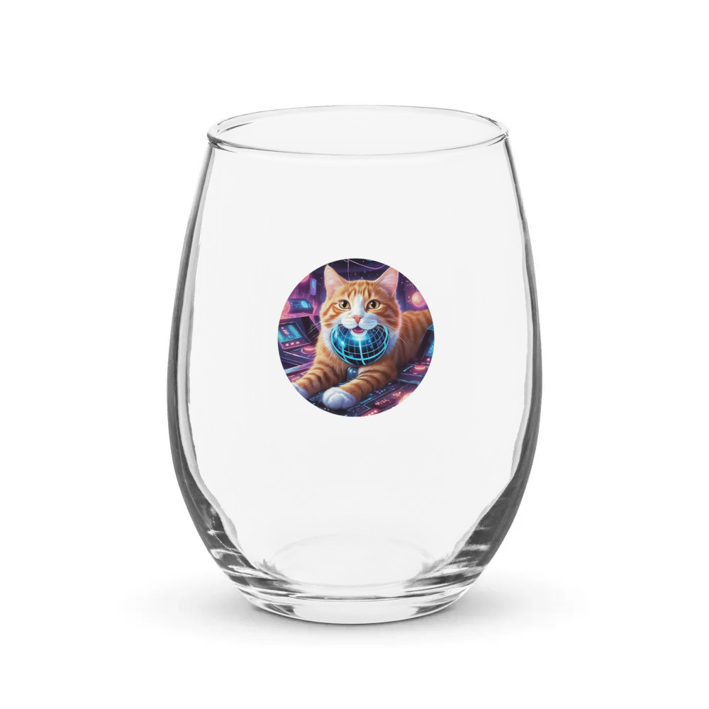 PugMug Custom Jack Jack Stemless Wine Glass