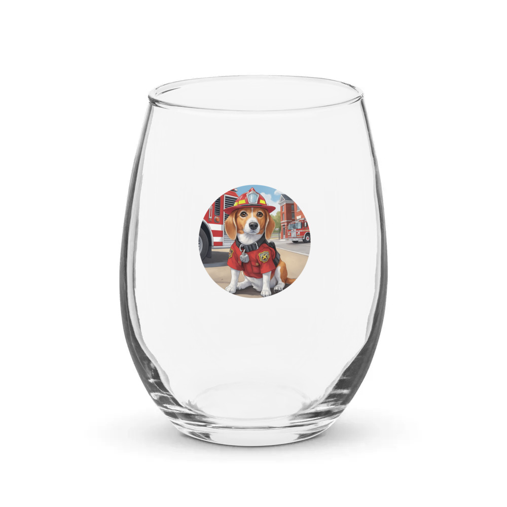 PugMug Custom Munchkin Stemless Wine Glass