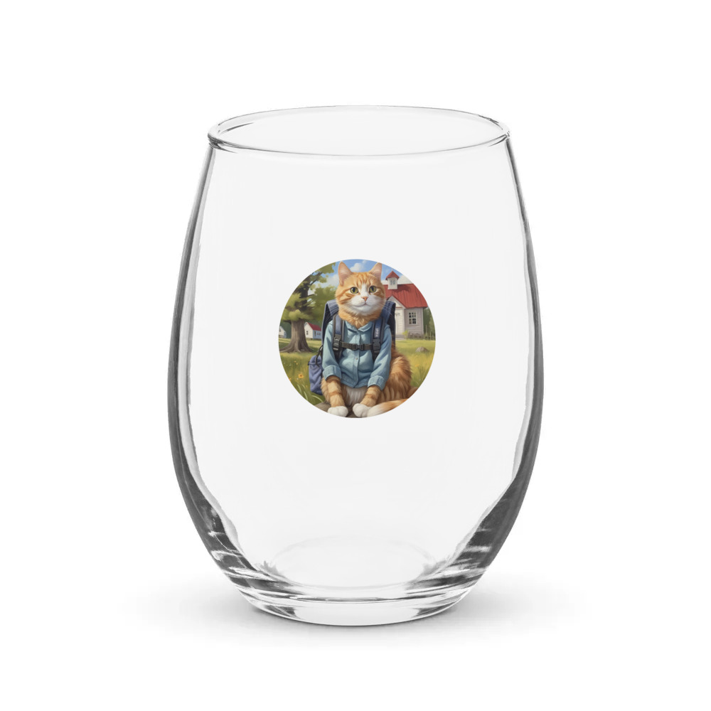 PugMug Custom Jack Jack Stemless Wine Glass