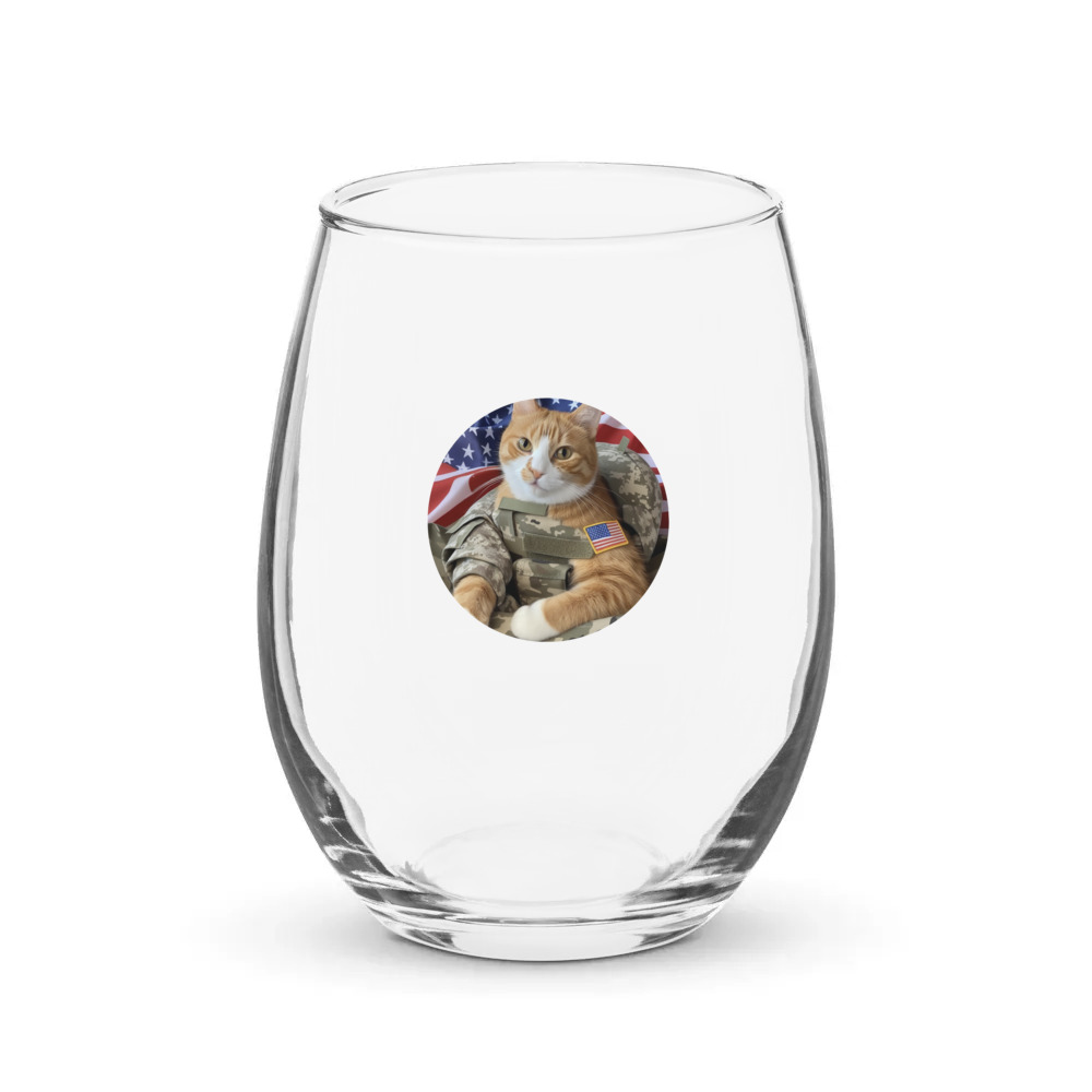 PugMug Custom Jack Jack Stemless Wine Glass