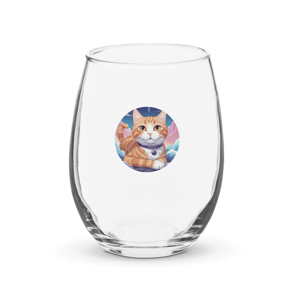 PugMug Custom Jack Jack Stemless Wine Glass
