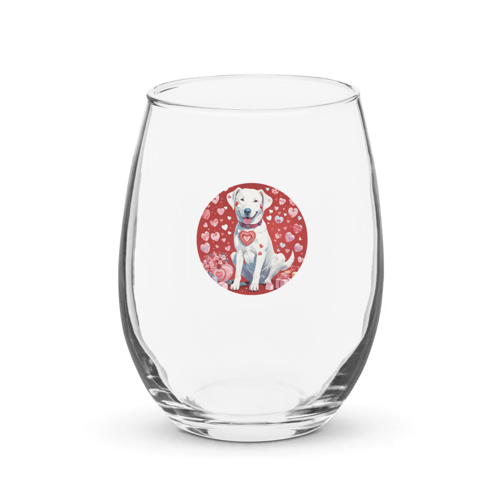 PugMug Custom Penny Stemless Wine Glass