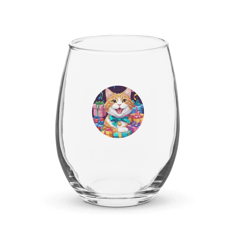 PugMug Custom Jack Jack Stemless Wine Glass