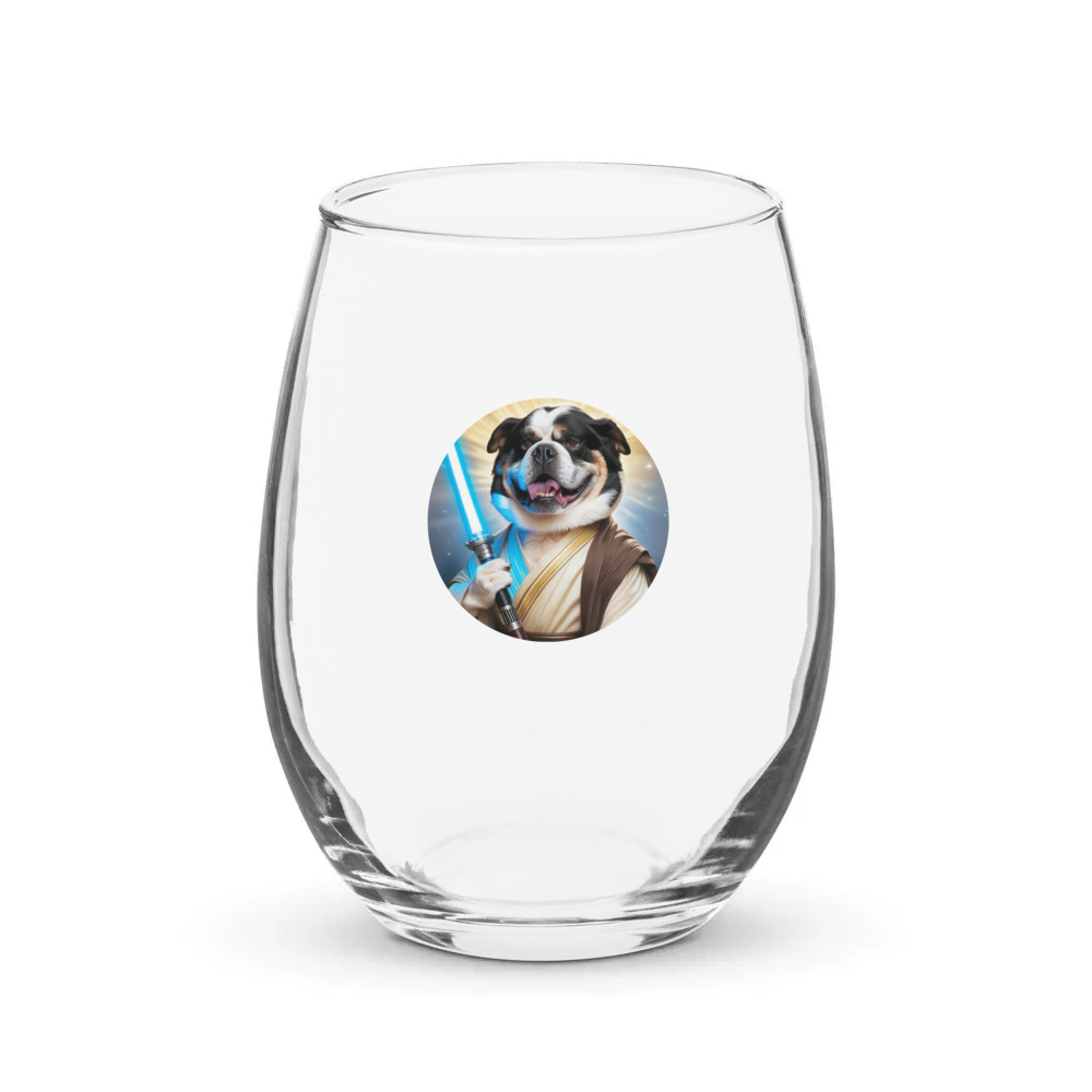 PugMug Custom McHenry Stemless Wine Glass