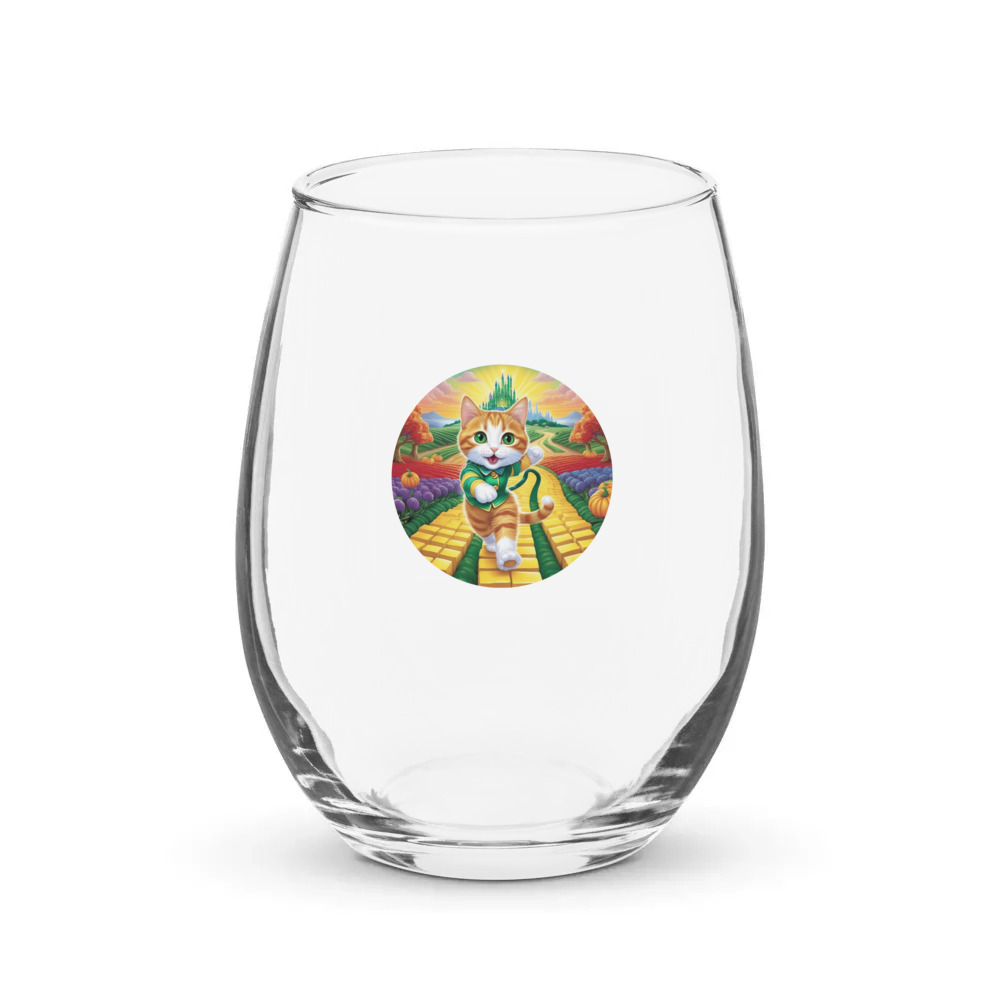 PugMug Custom Jack Jack Stemless Wine Glass