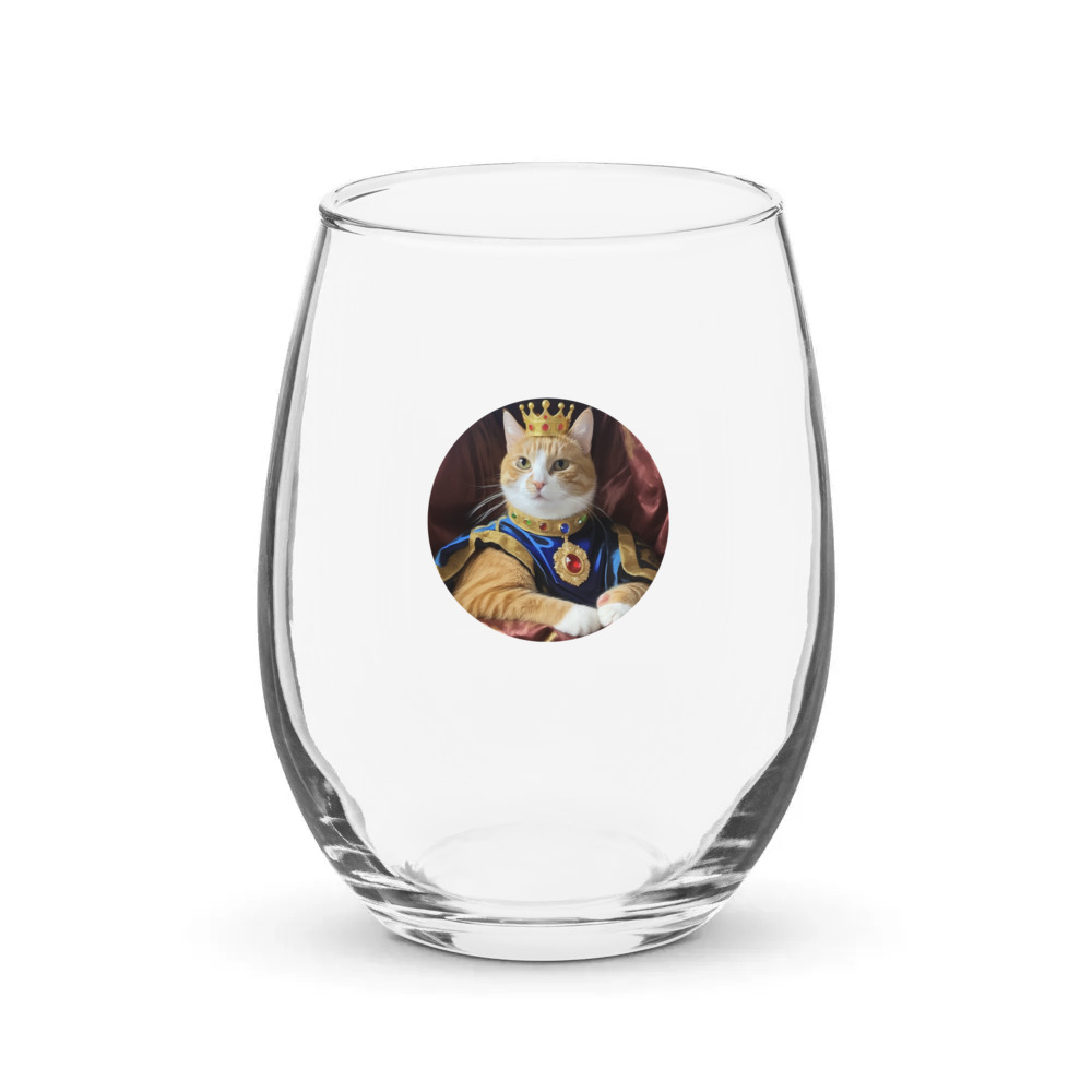 PugMug Custom Jack Jack Stemless Wine Glass